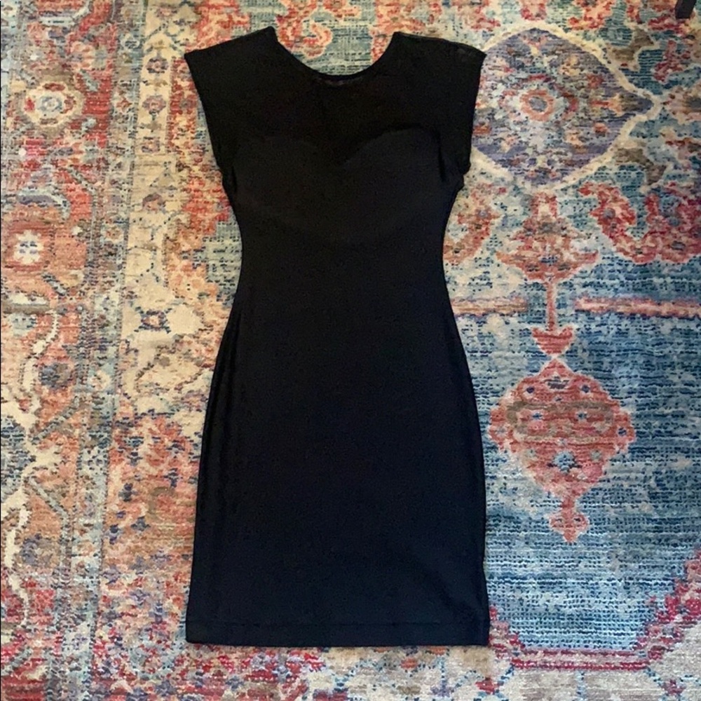 American apparel spandex black dress